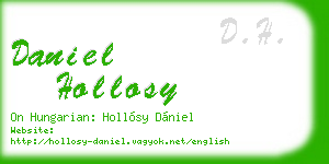 daniel hollosy business card